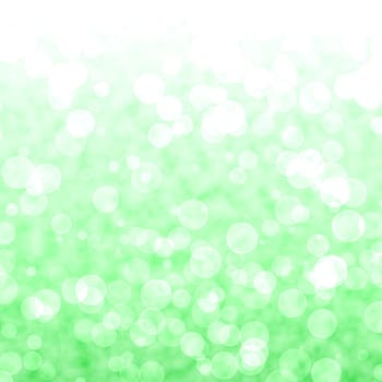 Bokeh Vibrant Green Background With Blurry Light