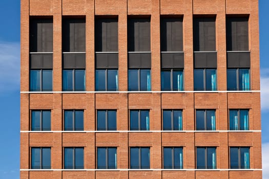 facade of modern bulding with windows