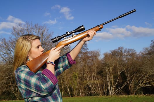 Girl Out Shooting Game