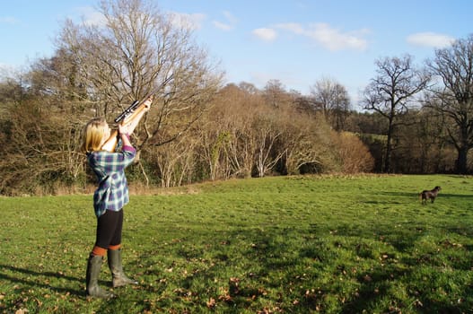 Girl Out Shooting Game