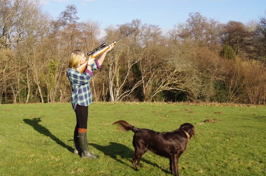 Girl Out Shooting Game