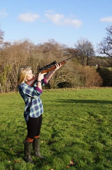 Girl Out Shooting Game