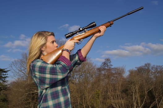 Girl Out Shooting Game