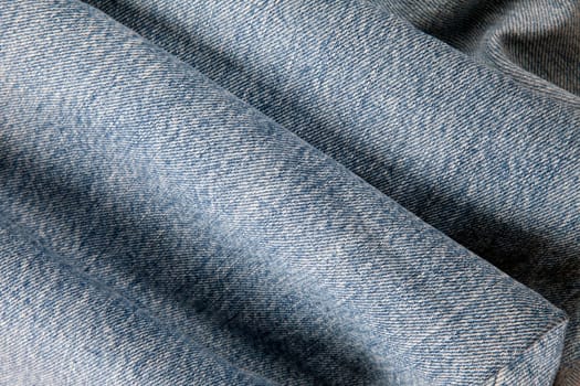 Texture of blue jeans as a background.