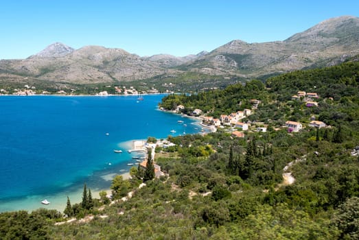 stretch of coast in Split in Croatia