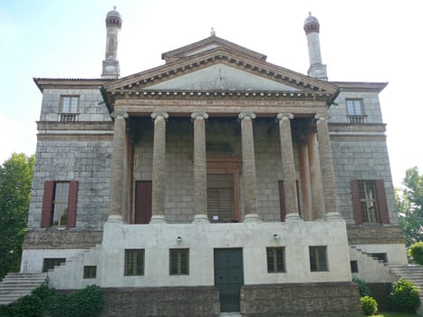 Ancient villa Foscari La Malcontenta garden in Padua (Padova) in Veneto, Northern Italy