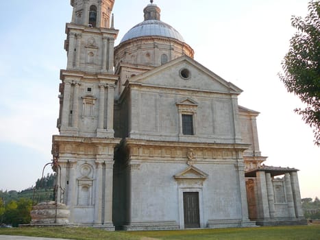 San Biagio di Ant church, Montepulciano in Tuscany, Italy