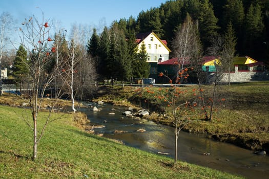 Private residence near Belokurikha river. Altay, Siberia