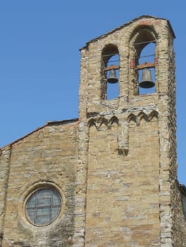 View of the Town of Arezzo in Tuscany, Italy