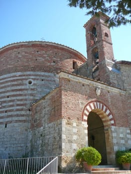 Church and Chapel of Montesiepi, Tuscany, Italy