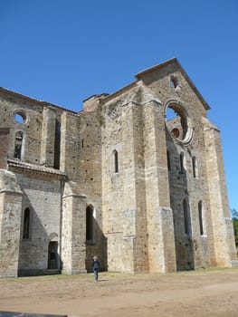 St Galgano Abbey (Abbazia di San Galgano), Tuscany, Italy