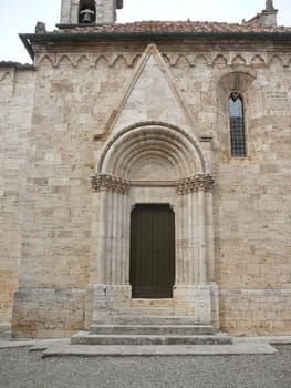 View of San Quirico d Orcia, Tuscany, Italy