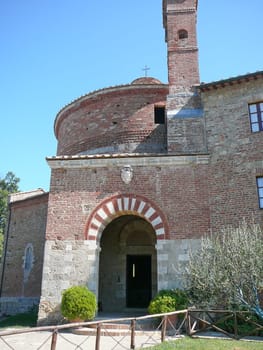 Church and Chapel of Montesiepi, Tuscany, Italy