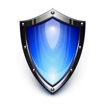 Blue security shield