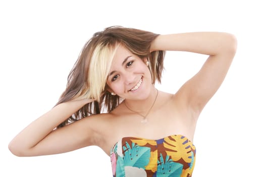 beautiful young woman portrait