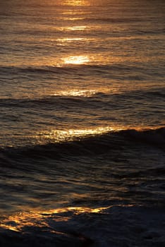 sunset over the sea Boccadasse