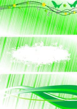Bright colour backgrounds with waves and lines