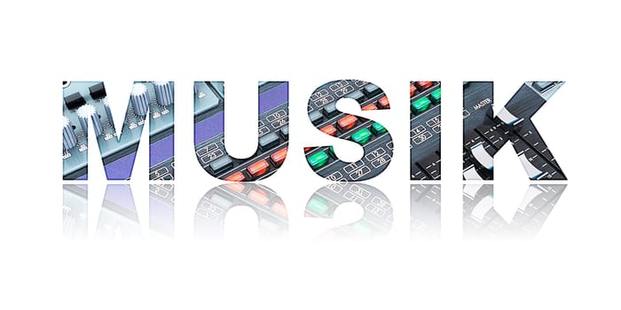 Music Text Concept