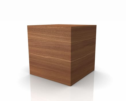 Wooden cubes with straight edges - Larch European