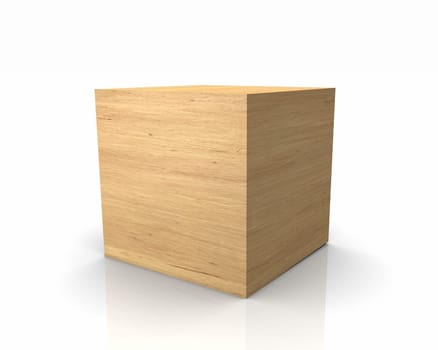 Wooden cubes with straight edges - Hornbeam European