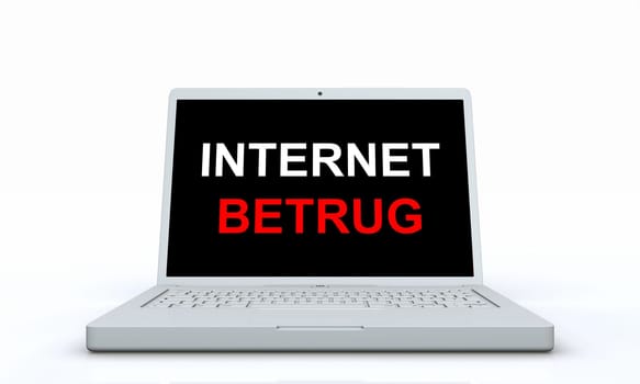 Notebook Concept - Internet Scam