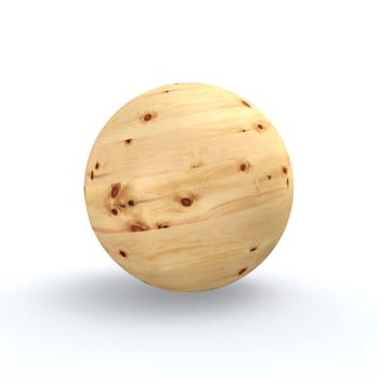 Wooden Ball - Stone Pine