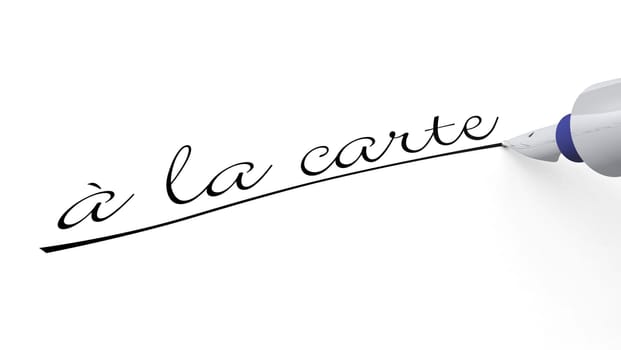 Pen concept - à la carte