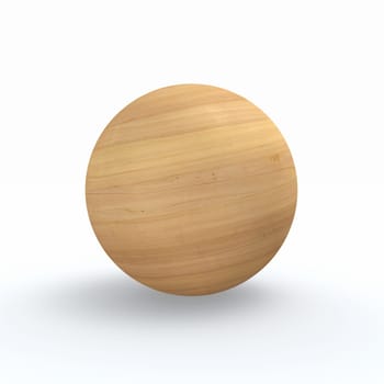 Wooden Ball - Poplar