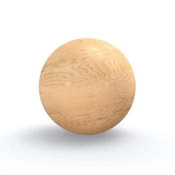 Wooden Ball - Birch Burl