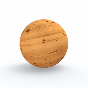 Wooden Ball - Spruce Antique