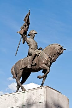 Monument to General Manuel Belgrano in Lujan, Buenos Aires, Argentina.