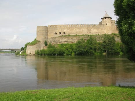 Narva castle Estonia Ivangorod Russia