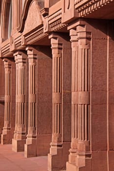 Art Nouveau columns