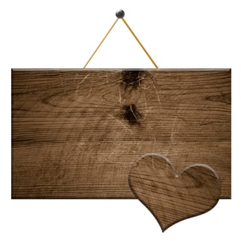 Old Wood Sign Chalkboard Board