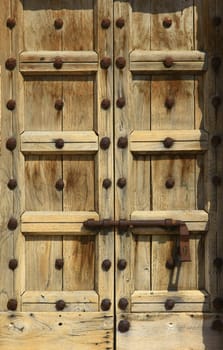 rustic wooden gate