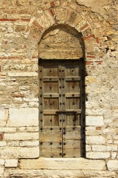 rustic wooden gate