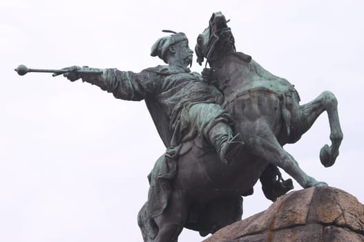 Bogdan Khmelnitsky monument - Sophia square, Kiev, Ukraine