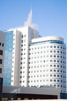 Modern office buildings. Astana, capital of Kazakhstan Republic, march 2007