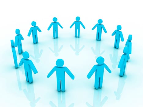 Human circle
