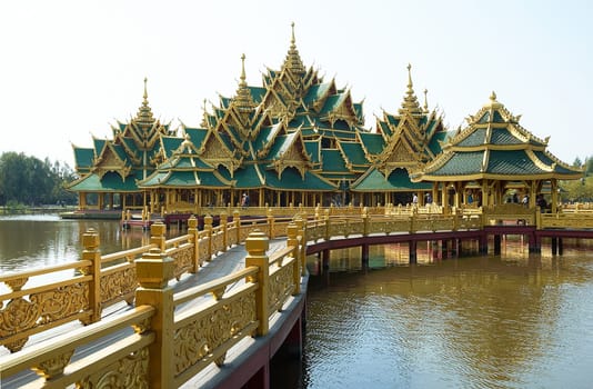 Historical places. Old Buddhism temples in Thailand