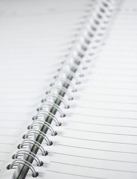 White empty diary. May you want to write something?
