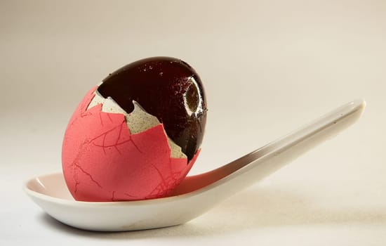 Traditional asian cuisine - Thousand year old eggs. Its something awful for European person.