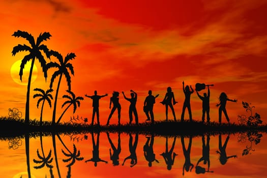 Beach party