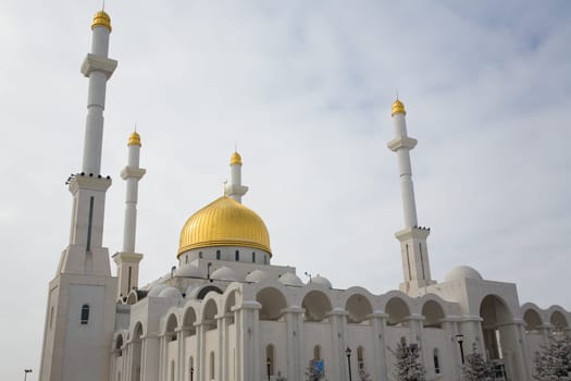 Mosque. Islam Center of Astana, capital of Kazakhstan, march 2007
