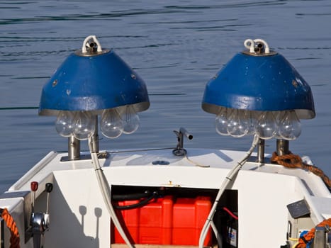 fishing boat for night fishing lights