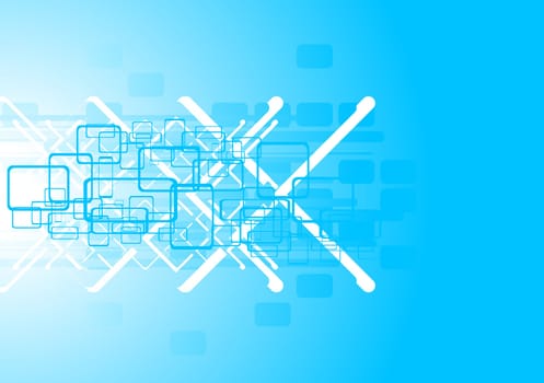 Bright background for your design with different elements