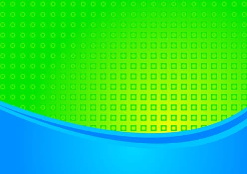 Two-coloured bright background for your design (horizontal)