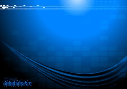 Dark technical background for your design (horizontal position)