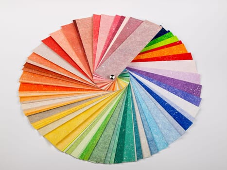 color swath with lot of different colors