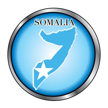 Vector Illustration for the country of Somalia Round Button.
